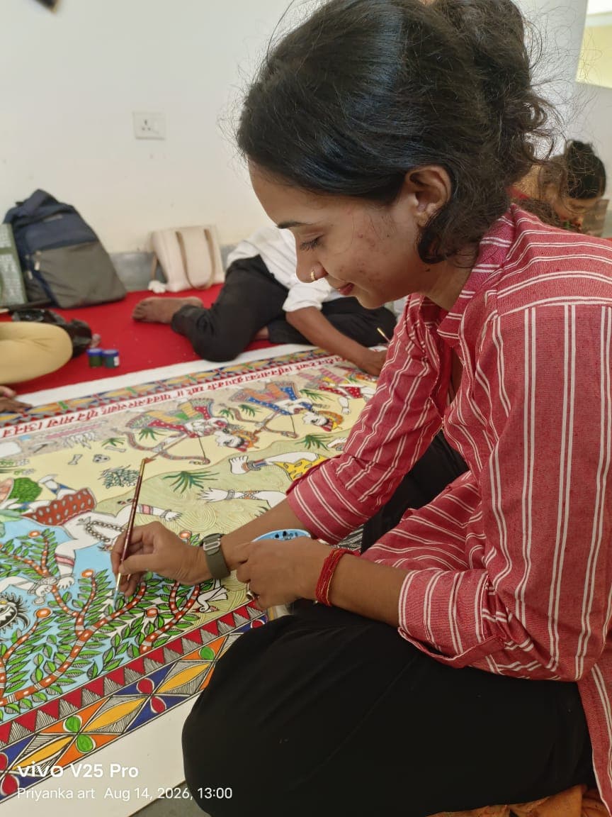Anshu Mishra process artwork 3